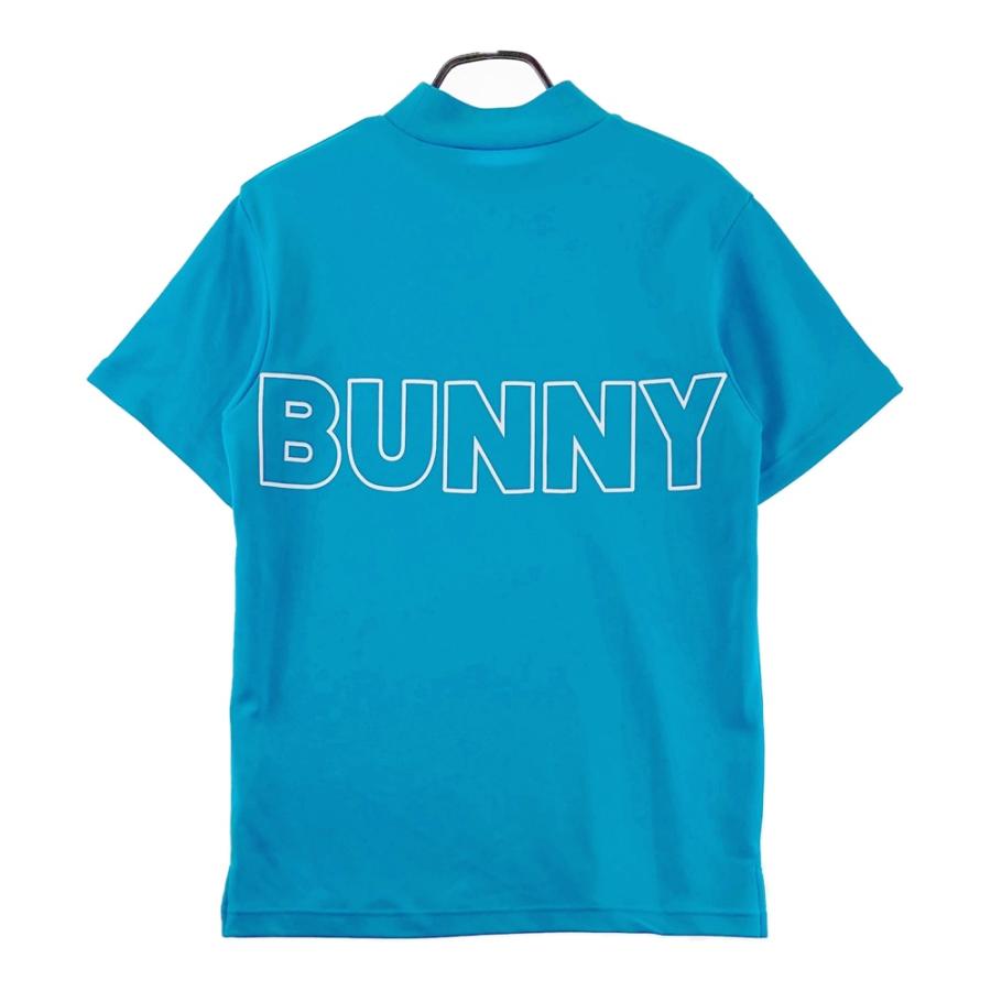 JACK BUNNY ジャックバニー モックネック半袖Tシャツ ブルー系 4