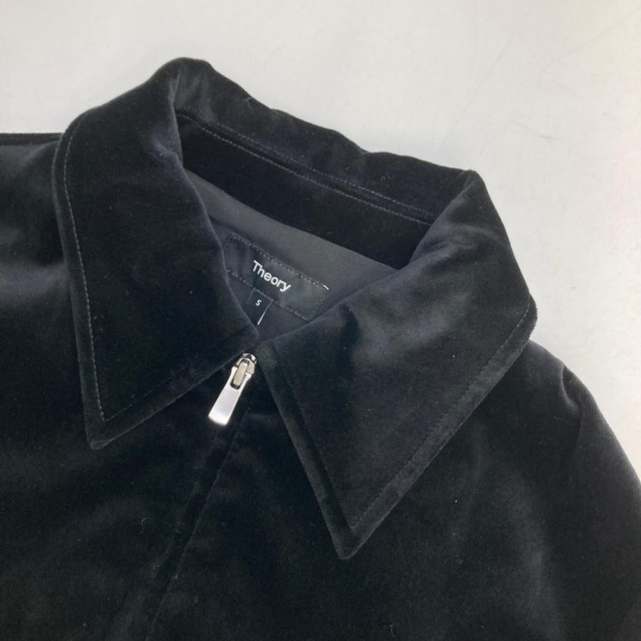 theory（セオリー） 24AW 4404102 STRETCH VELV/ ALINE ZIP JK 