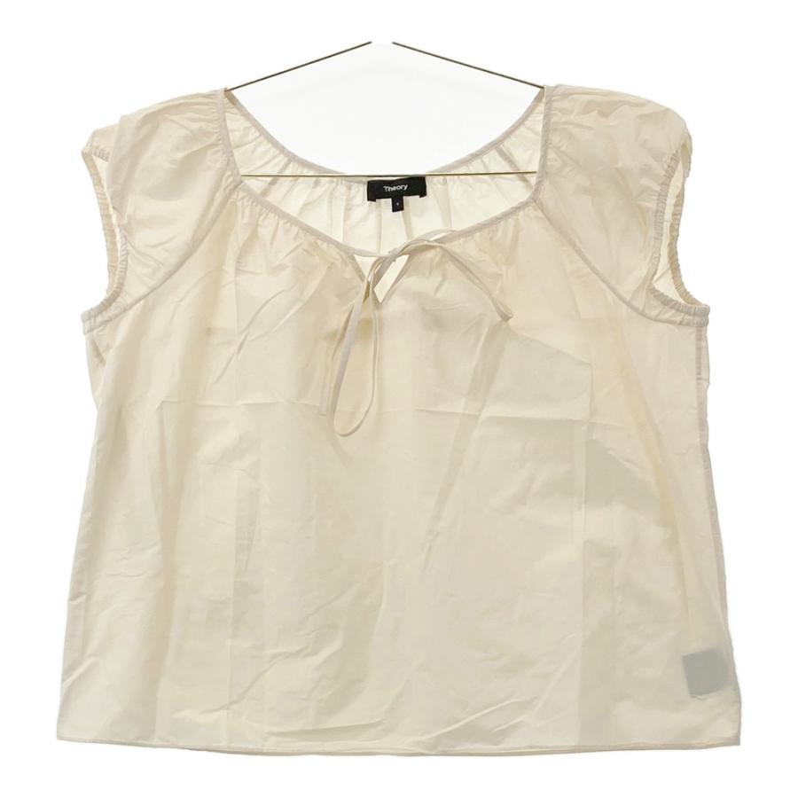 theory（セオリー） 25SS 5208201 Soft Lawn Narrow Tie Blouse