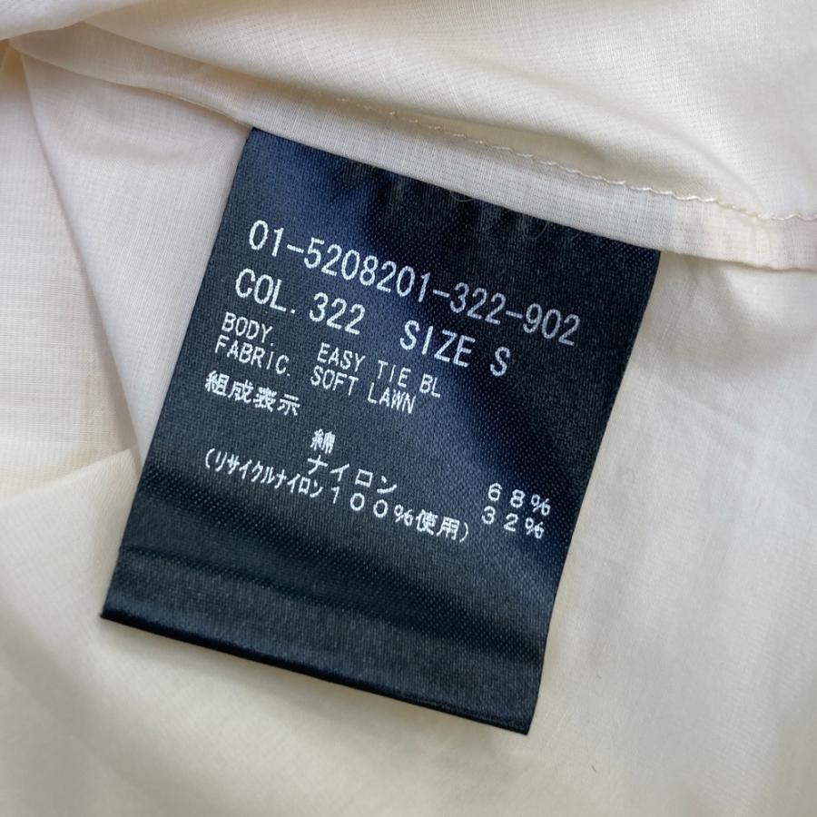 theory（セオリー） 25SS 5208201 Soft Lawn Narrow Tie Blouse