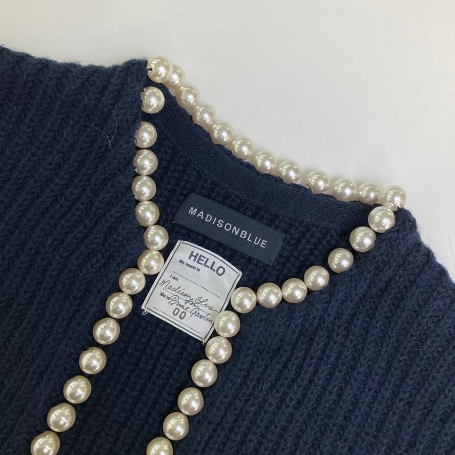MADISONBLUE マディソンブルー MB224-8031IS カーディガン パール