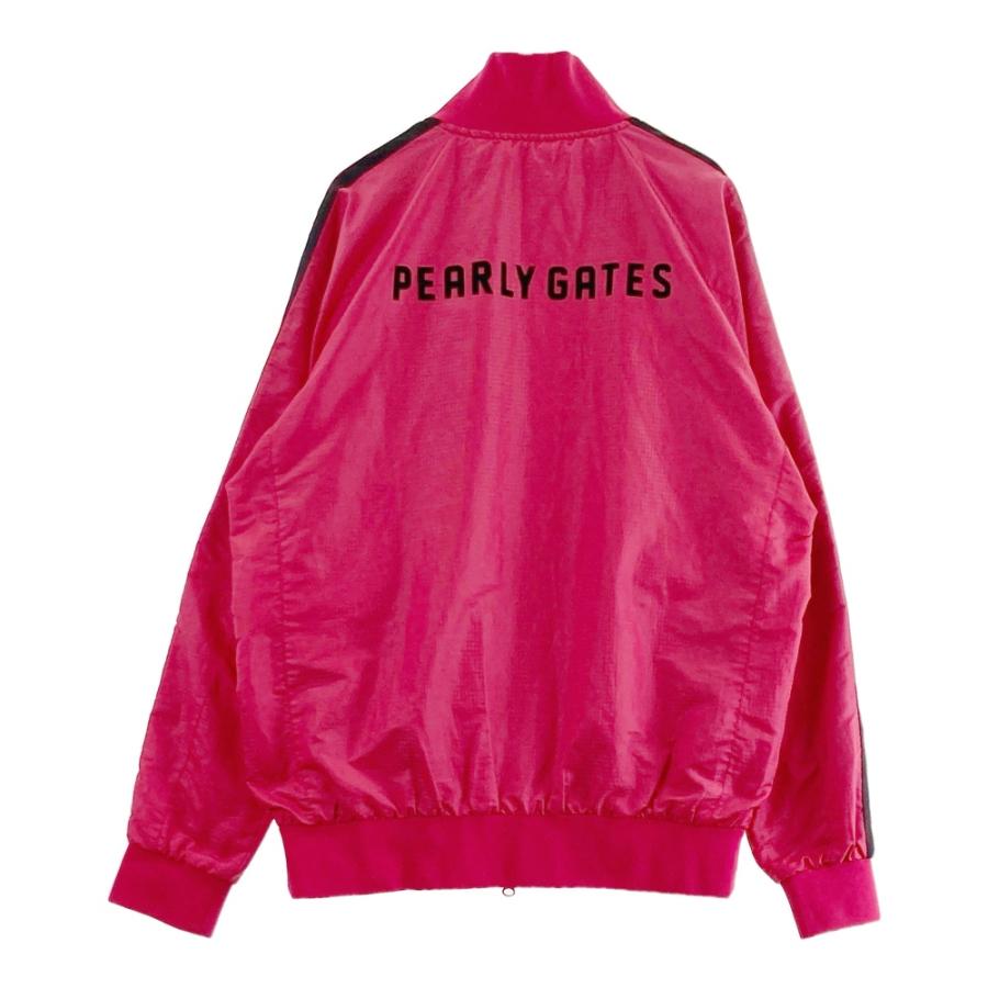 PEARLY GATES（パーリーゲイツ） 蓄熱 ジップジャケット 総柄 レッド系