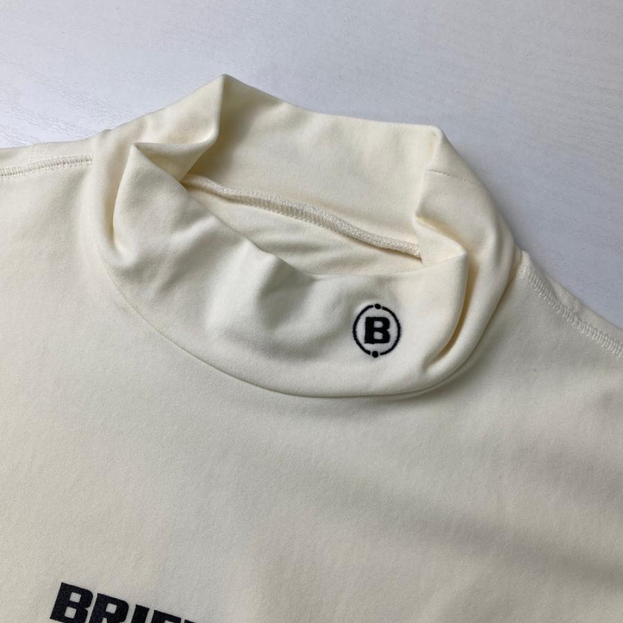BRIEFING GOLF ブリーフィング モックネック 長袖Tシャツ 裏起毛