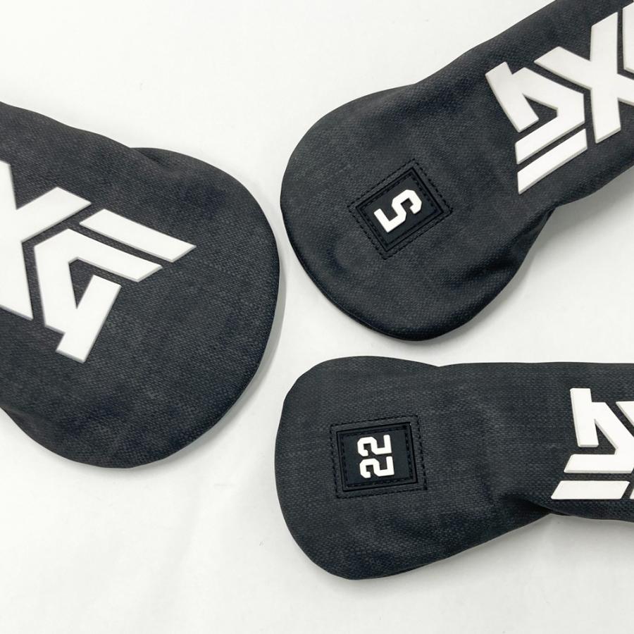 PXG パーソンズエクストリームゴルフ ヘッドカバー 3点セット グレー系