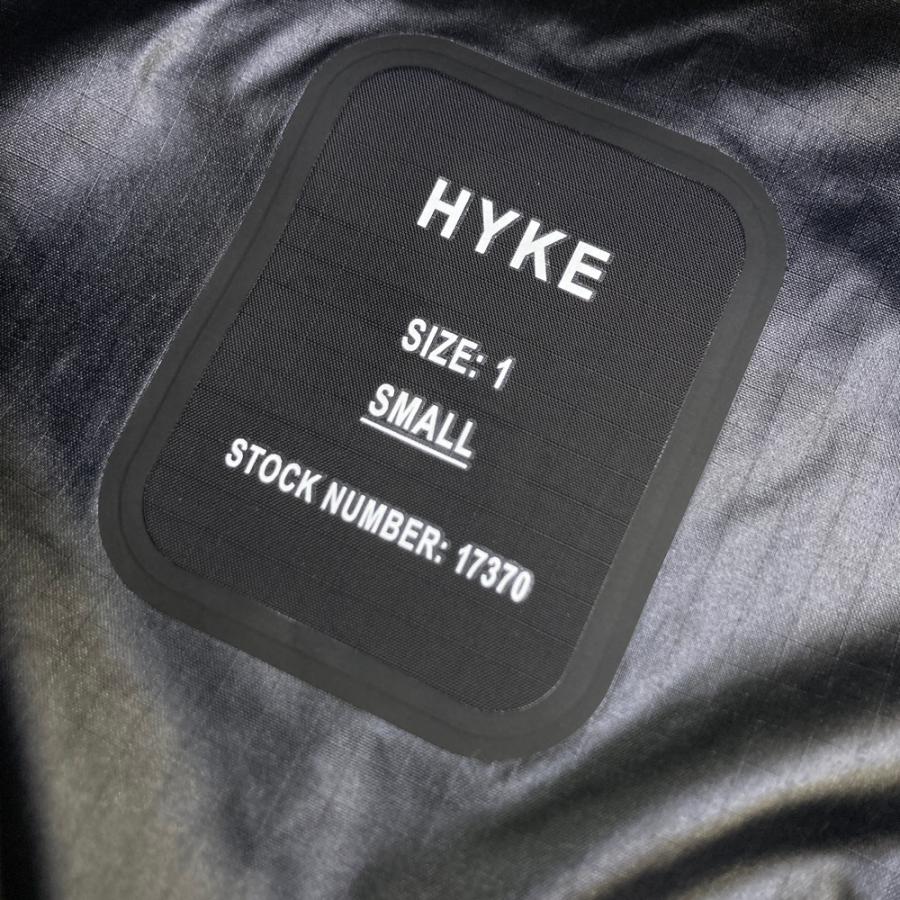 HYKE ハイク 17370 NYLON HOODED COATED ナイロンフーデッドコート