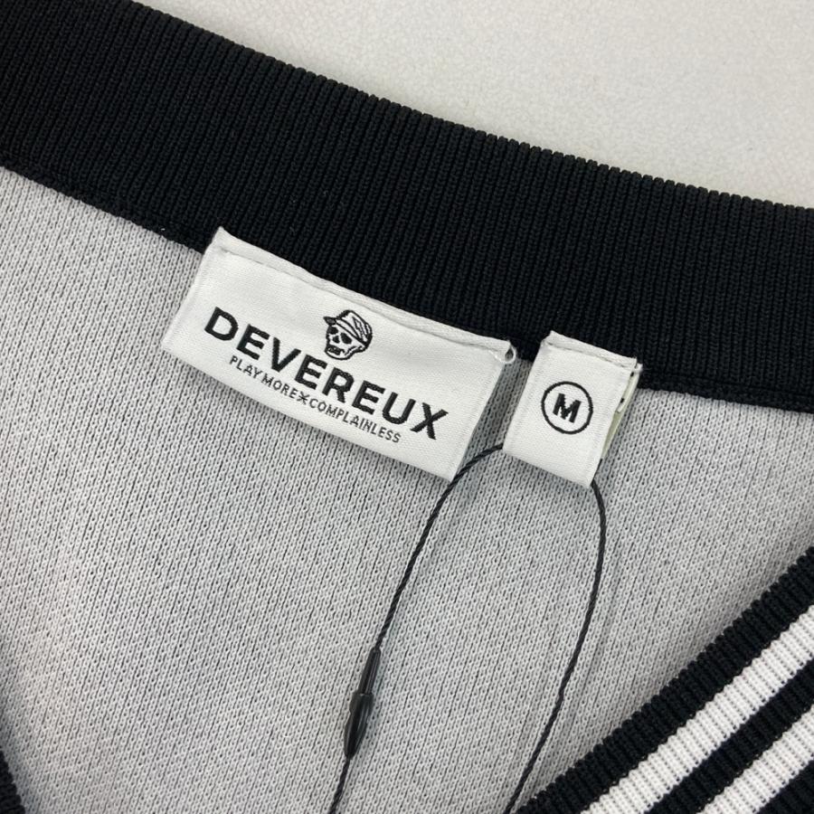 新品】DEVEREUX GOLF デヴァローゴルフ ニットベスト ブラック系 M