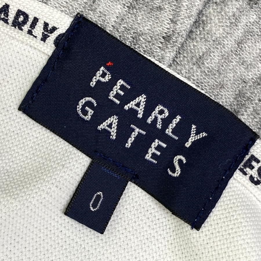 PEARLY GATES パーリーゲイツ  スウェットパーカー 花刺繍  グレー系 0 ゴルフウェア レディースの画像