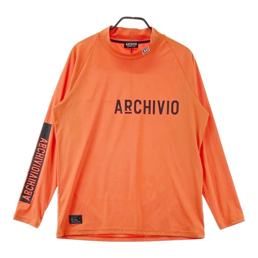 美品】アルチビオ archivio シャツ 38 Mサイズ オレンジ モック