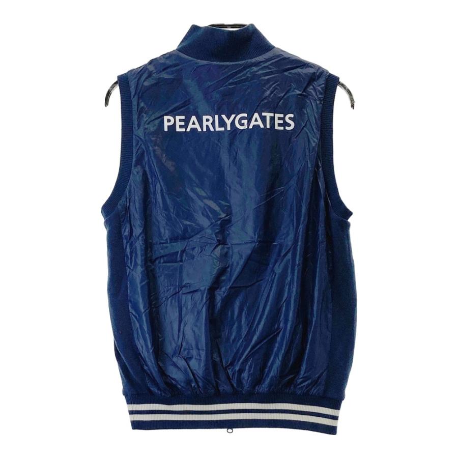 PEARLY GATES ネイビー ベスト リバーシブル PEARLY GATES（パーリーゲイツ） リバーシブルジップベスト ネイビー系