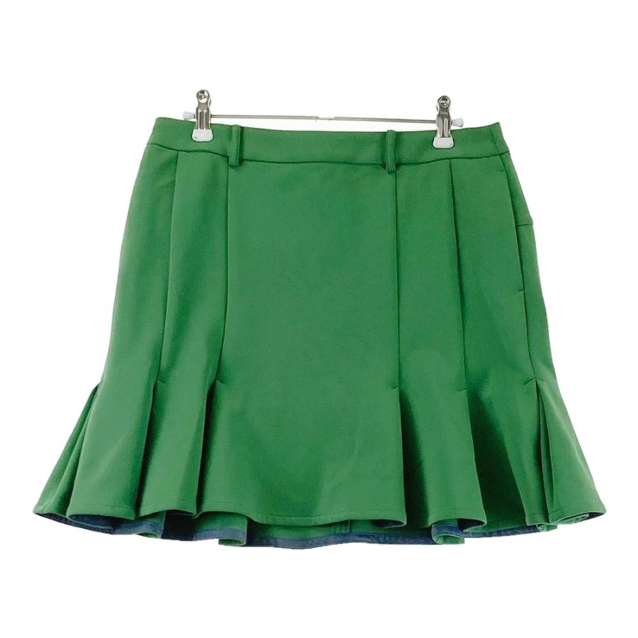 LANVIN ゴルフウエア　スカート　スポーツウエア(黄緑) LANVIN SPORT ランバン スポール ストレッチスカート グリーン系 40