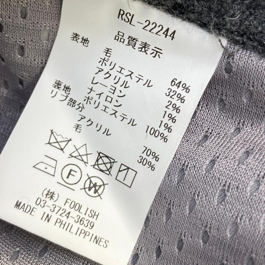 ROUGH\u0026SWELL ラフアンドスウェル  裏メッシュ ウール混 ジョガーパンツ チェック柄 グレー系 M ゴルフウェア レディースの画像