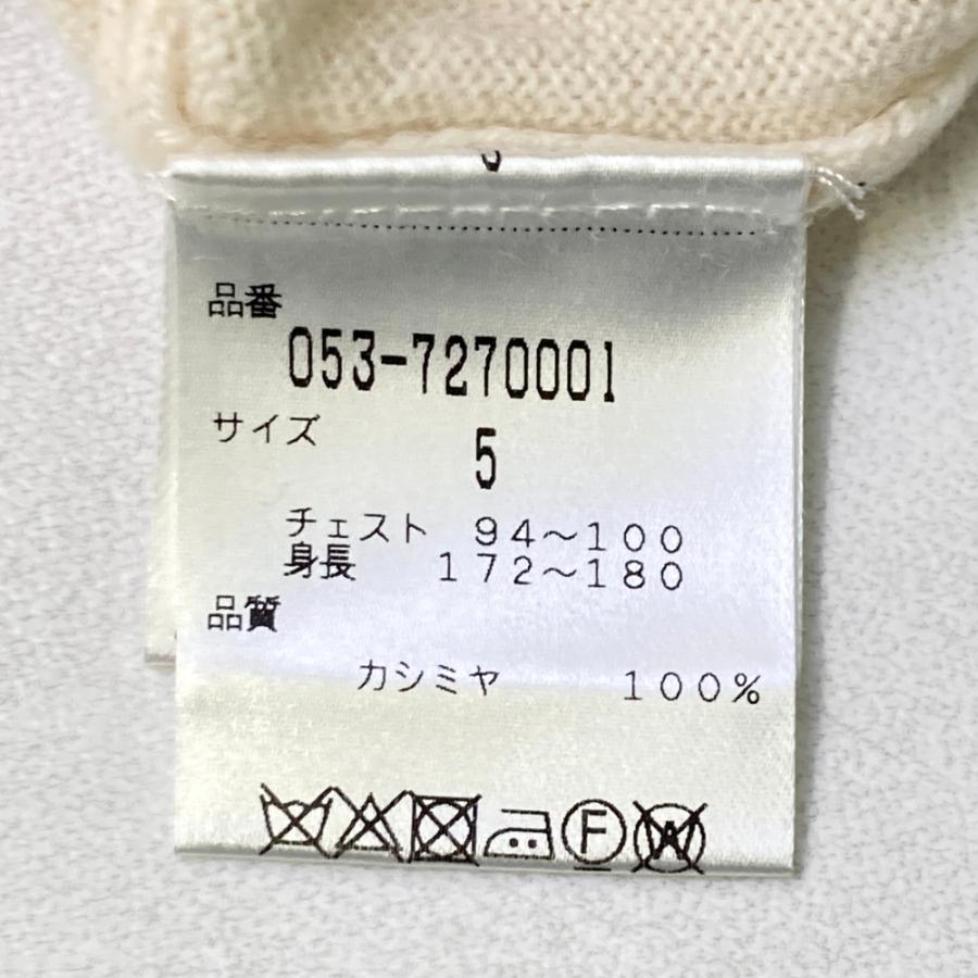 PEARLY GATES パーリーゲイツ カシミヤ ニットセーター ホワイト系 5
