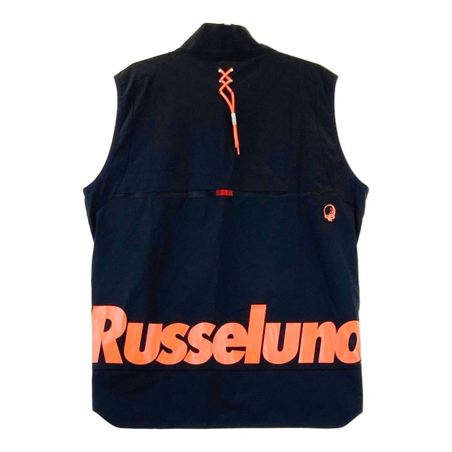 RUSSELUNO ラッセルノ ジップベスト ブラック系 6 ゴルフウェア メンズ
