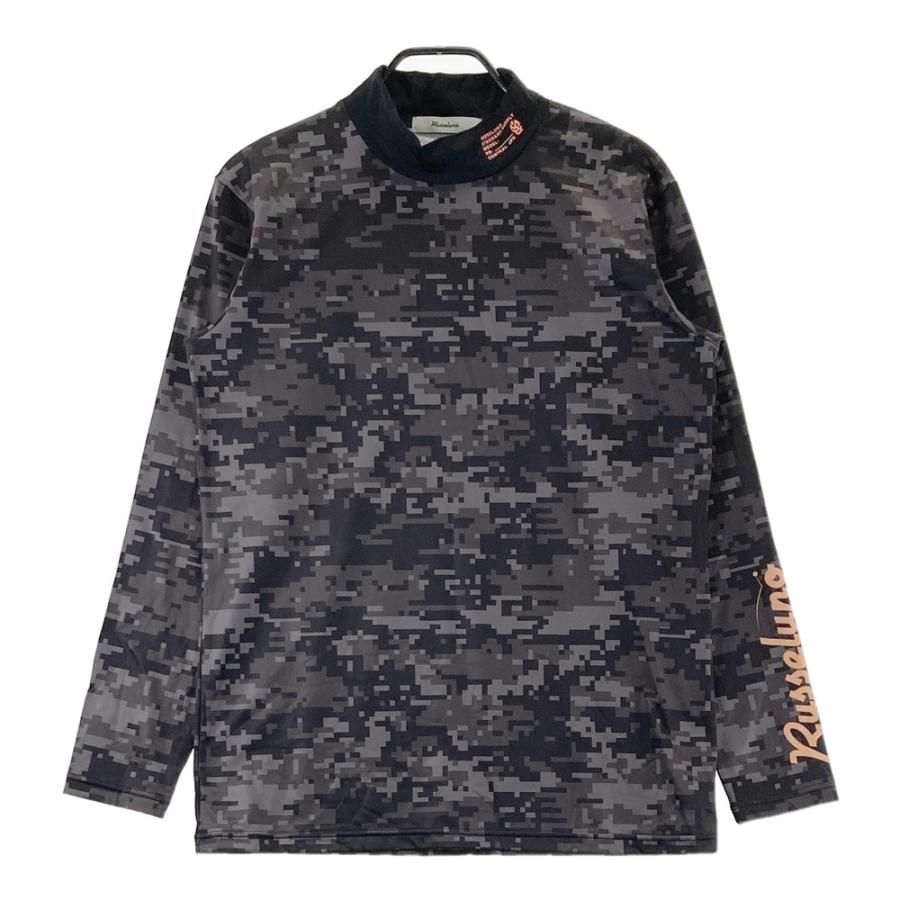 Russelno 迷彩柄 ハイネックシャツ メンズウェア Russelno 迷彩柄 ハイネックシャツ メンズウェア RUSSELUNO - LOGO
