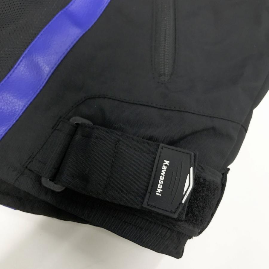 KAWASAKI カワサキ  レーシングメッシュブルゾン  ブラック系 LL バイクウェア メンズの画像