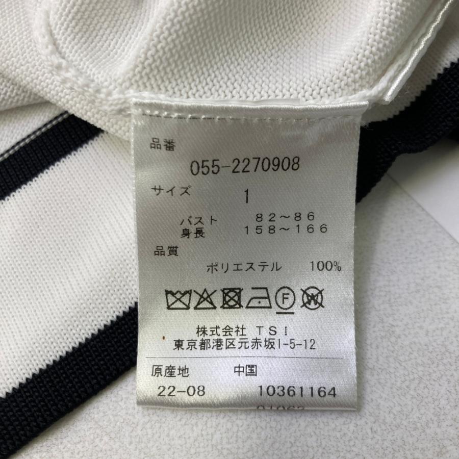 PEARLY GATES パーリーゲイツ  ニットセーター リボン  ホワイト系 1 ゴルフウェア レディースの画像