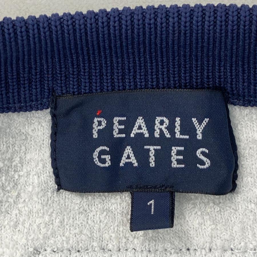 PEARLY GATES（パーリーゲイツ） 長袖ニットセーター 花柄 ネイビー系