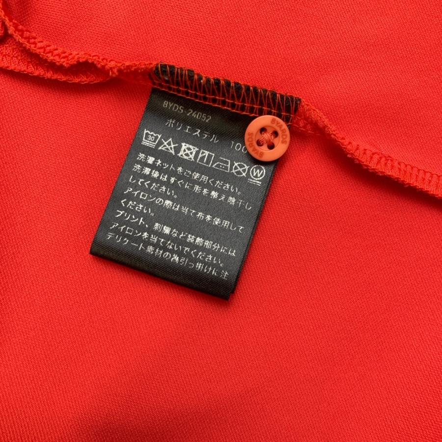 8YARDS ハチヤーズ 2024年モデル 半袖ポロシャツ レッド系 S ゴルフ