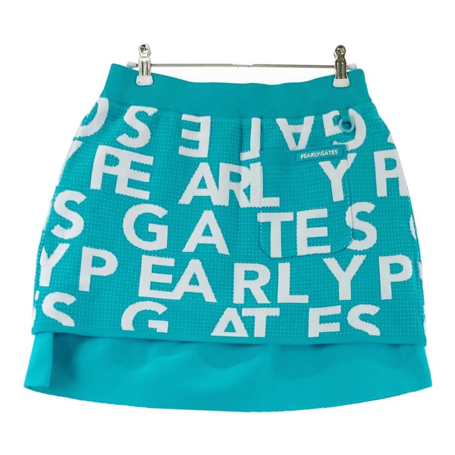 サイズ：1 PEARLY GATES パーリーゲイツ 2025年 スカート  ブルー系 [240101650949] ゴルフウェア レディース ストスト 美品】PEARLY GATES パーリーゲイツ 2025年 スカート ブルー系 1