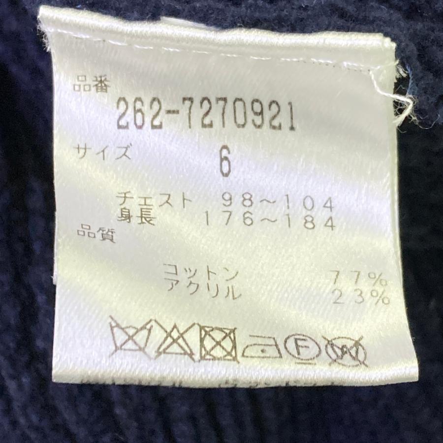 JACK BUNNY ジャックバニー ニットセーター ネイビー系 6 ゴルフウェア
