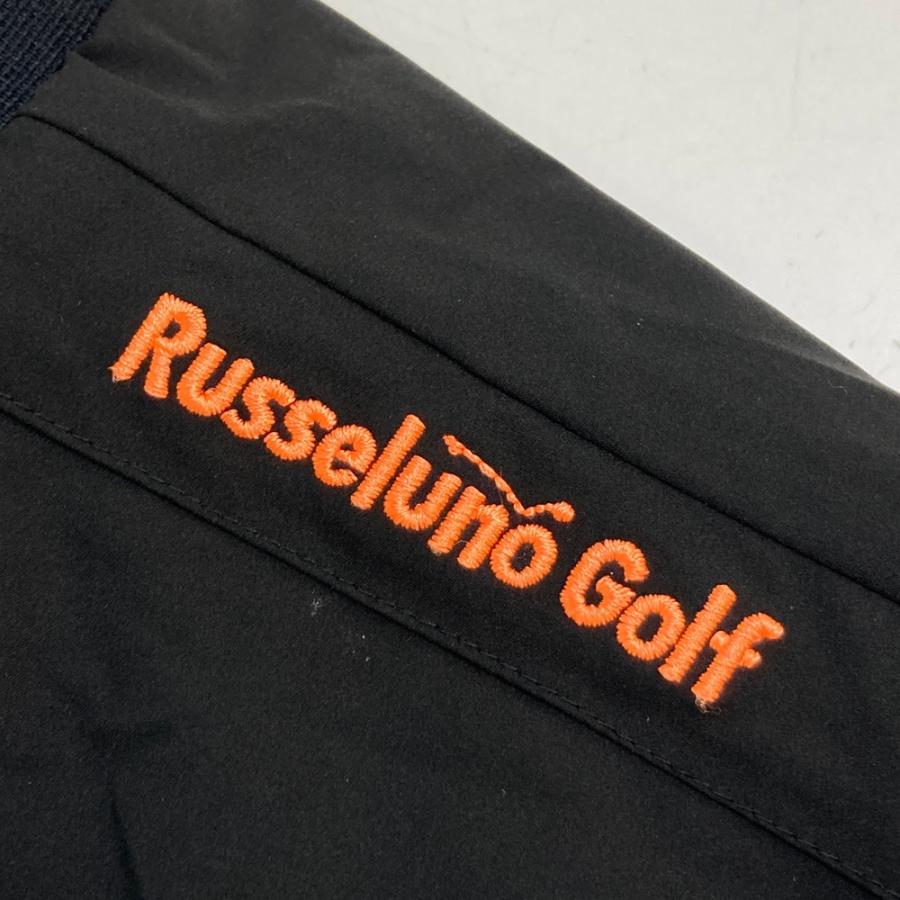RUSSELUNO ラッセルノ 長袖プルオーバー ブルゾン ブラック系 4 ゴルフ