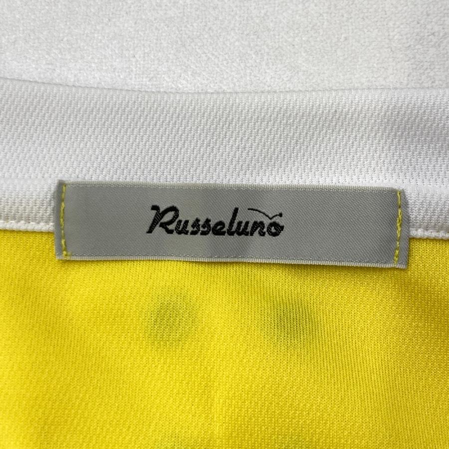 RUSSELUNO ラッセルノ ハーフジップ 半袖Tシャツ ルチャ イエロー系 4