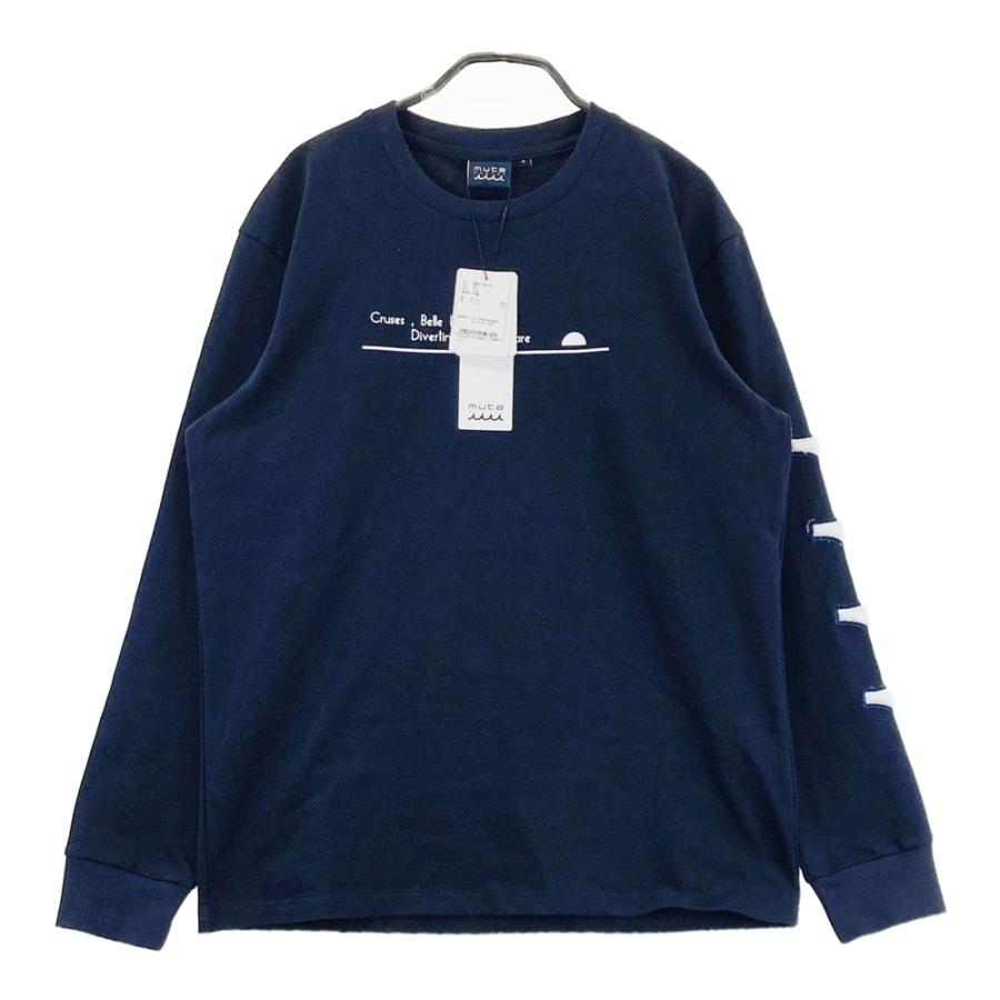 新品】MUTA MARINE ムータマリン 2025年モデル 長袖Tシャツ ネイビー系 