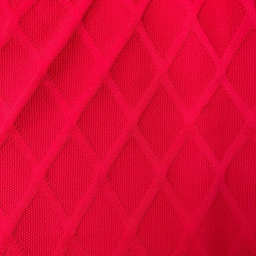 PEARLY GATES パーリーゲイツ  バイカラー 長袖ニットセーター チェック柄 レッド系 1 ゴルフウェア レディースの画像