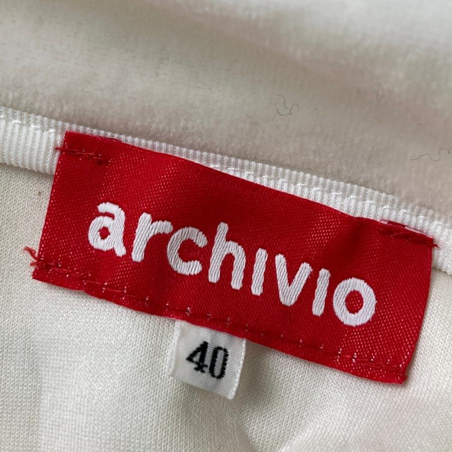 ARCHIVIO アルチビオ  ハーフジップ スウェットトレーナー  ホワイト系 40 ゴルフウェア レディース_2