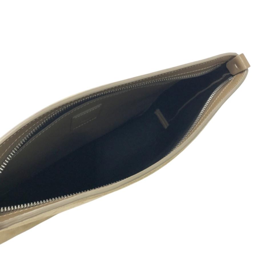 dunhill　ダンヒル チルターン スウェード クラッチバッグ ベージュ系_4