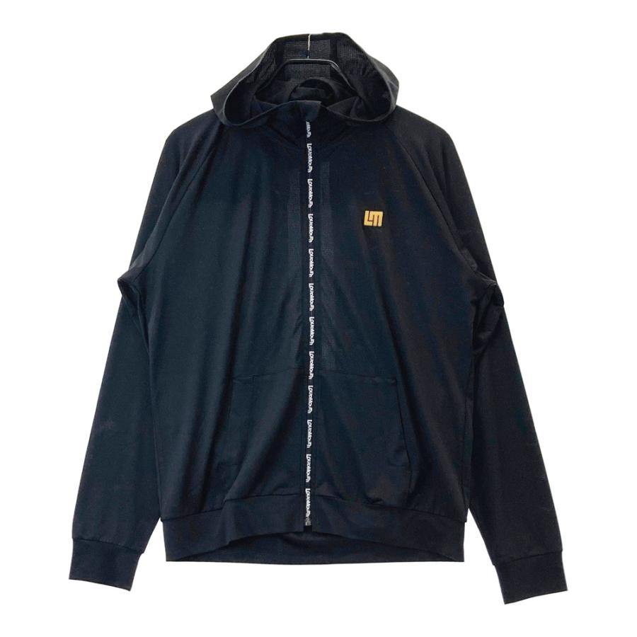 サイズ：M LOUD MOUTH ラウドマウス 765210 メッシュ UVラッシュパーカー  ブラック系 [240101657099] ゴルフウェア メンズ ストスト 美品】LOUD MOUTH ラウドマウス 765210 メッシュ UVラッシュパーカー
