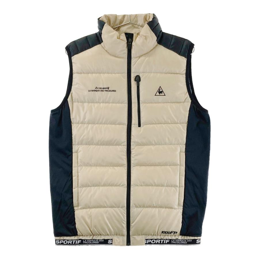 【未使用】le coq sportif golfベージュゴルフダウン le coq sportif GOLF（ルコックスポルティフ ゴルフ） LE COQ GOLF