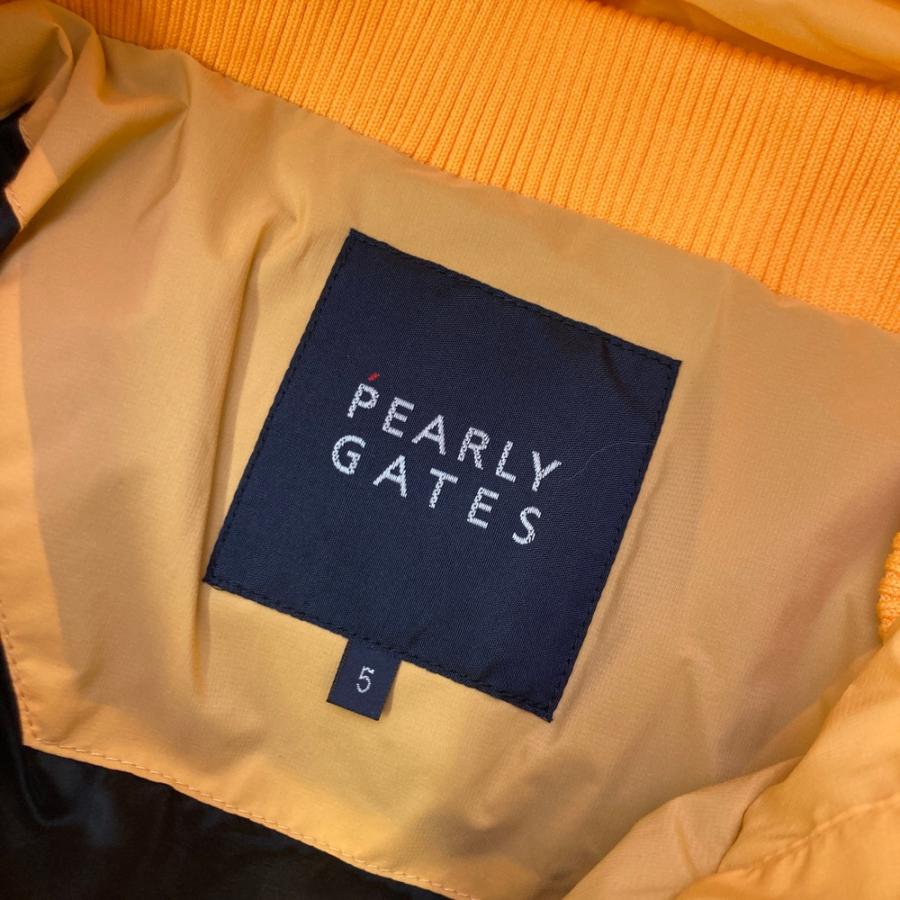 PEARLY GATES パーリーゲイツ 2024年モデル フード付き ダウンジャケット オレンジ系 5 ゴルフウェア メンズ_5