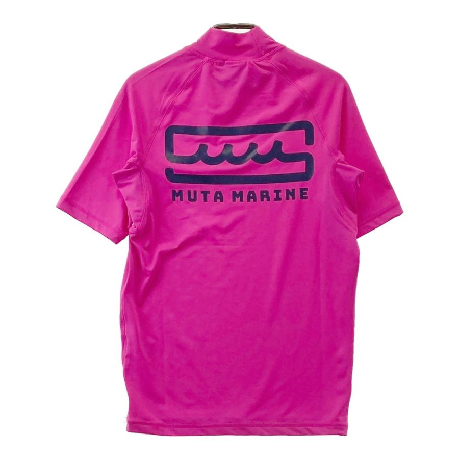 MUTA MARINE ムータマリン モックネック 半袖Tシャツ ピンク系 4