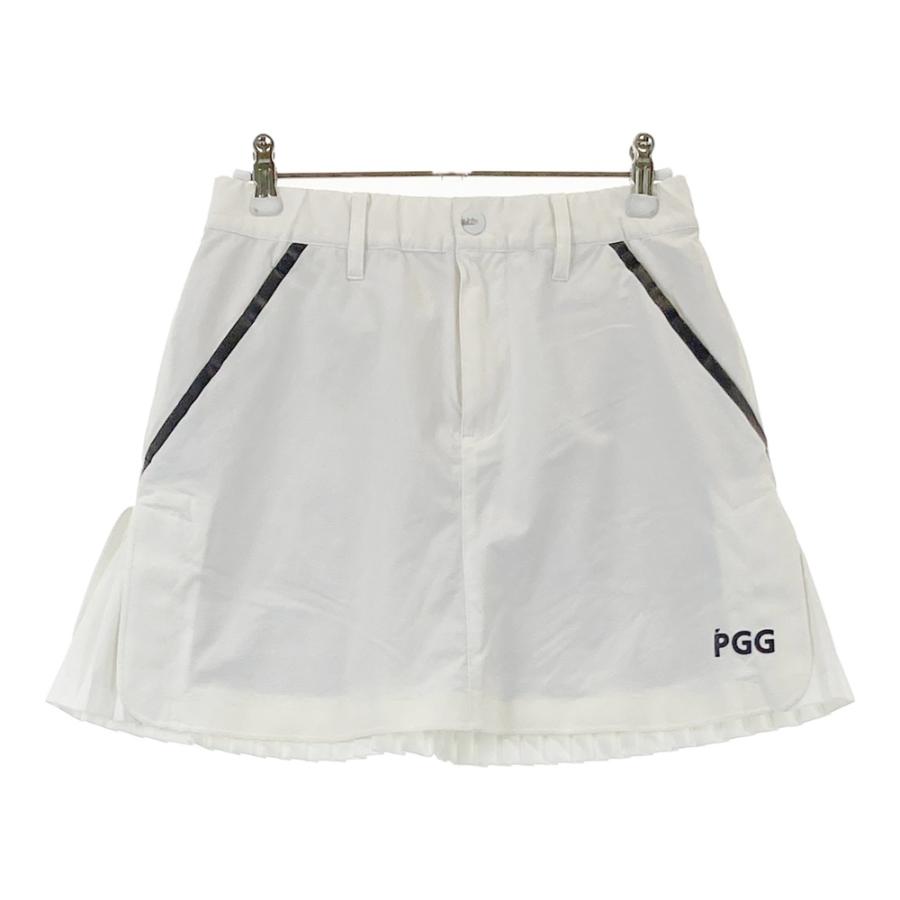 PGG PEARLY GATES パーリーゲイツ メッシュ裏地付 スカート ホワイト系 