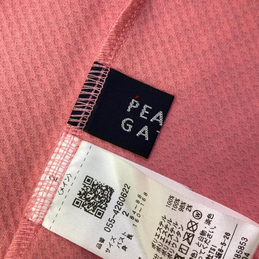 【新品】PEARLY GATES パーリーゲイツ 2024年モデル 襟付き レイヤード風Tシャツ  ピンク系 2 ゴルフウェア レディースの画像