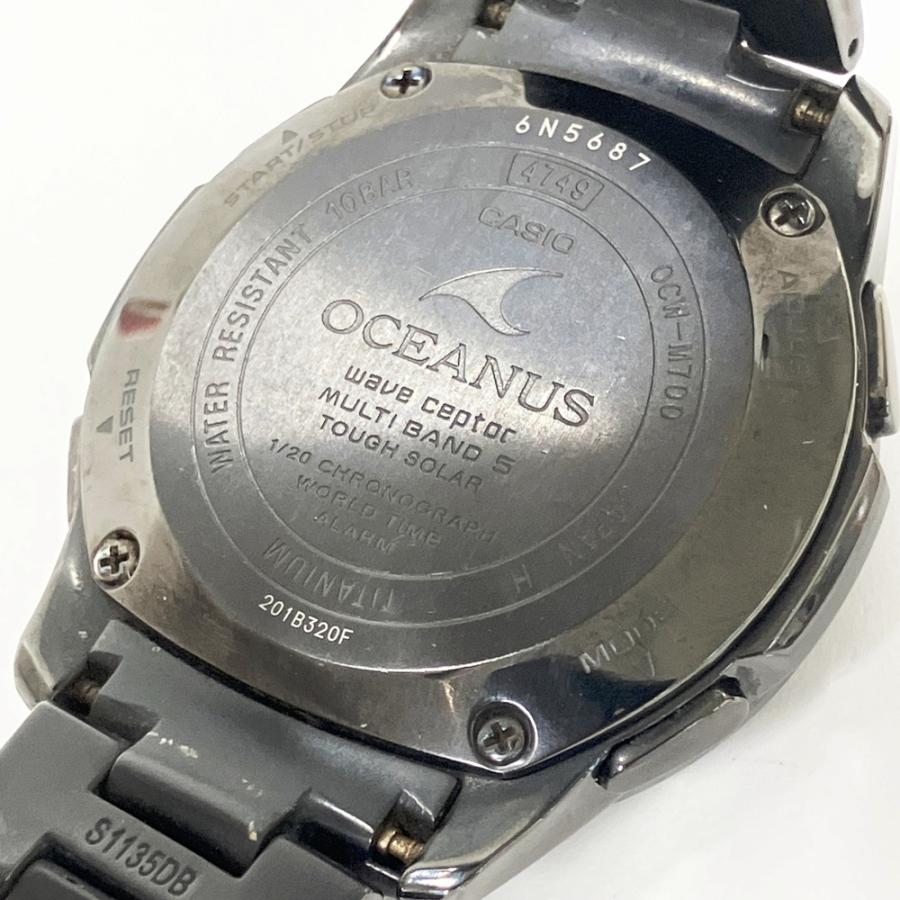 CASIO（カシオ） OCW-M700 4749 腕時計 電波ソーラー Oceanus ブラック