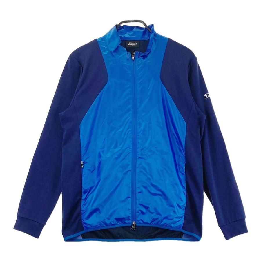 美品 Titleist ストレッチ ジップアップ スウェット ゴルフジャケット トップイズム TopIsm ゴルフ ジャケット メンズ ゴルフウェア 暖かい裏