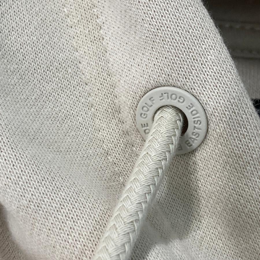 【新品】EASTSIDEGOLF イーストサイドゴルフ  裏起毛 スウェットパーカー  ベージュ系 S ゴルフウェア メンズの画像