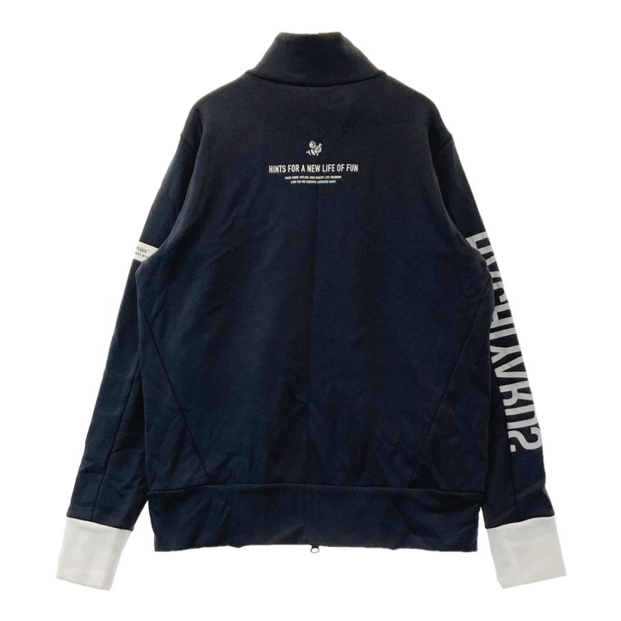 8YARDS ハチヤーズ 裏起毛 ジップジャケット ブラック系 L ゴルフ