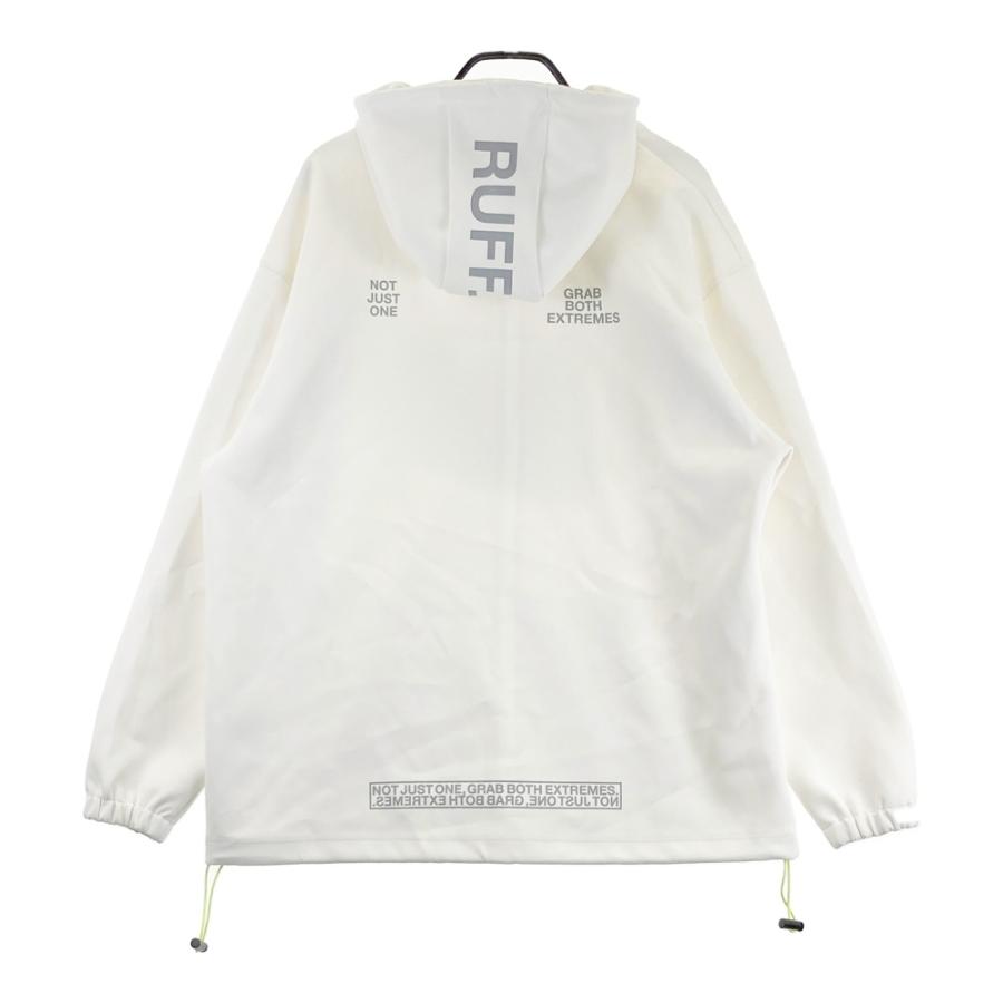 ラフロッグ　RUFFLOGパーカージャケット RUFFLOG ラフロッグ FULL ZIP PARKA ジップパーカー ホワイト系 XXL