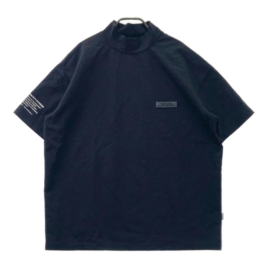 RUFFLOG ラフロッグ SQUARE RG LOGO モックネック 半袖Tシャツ