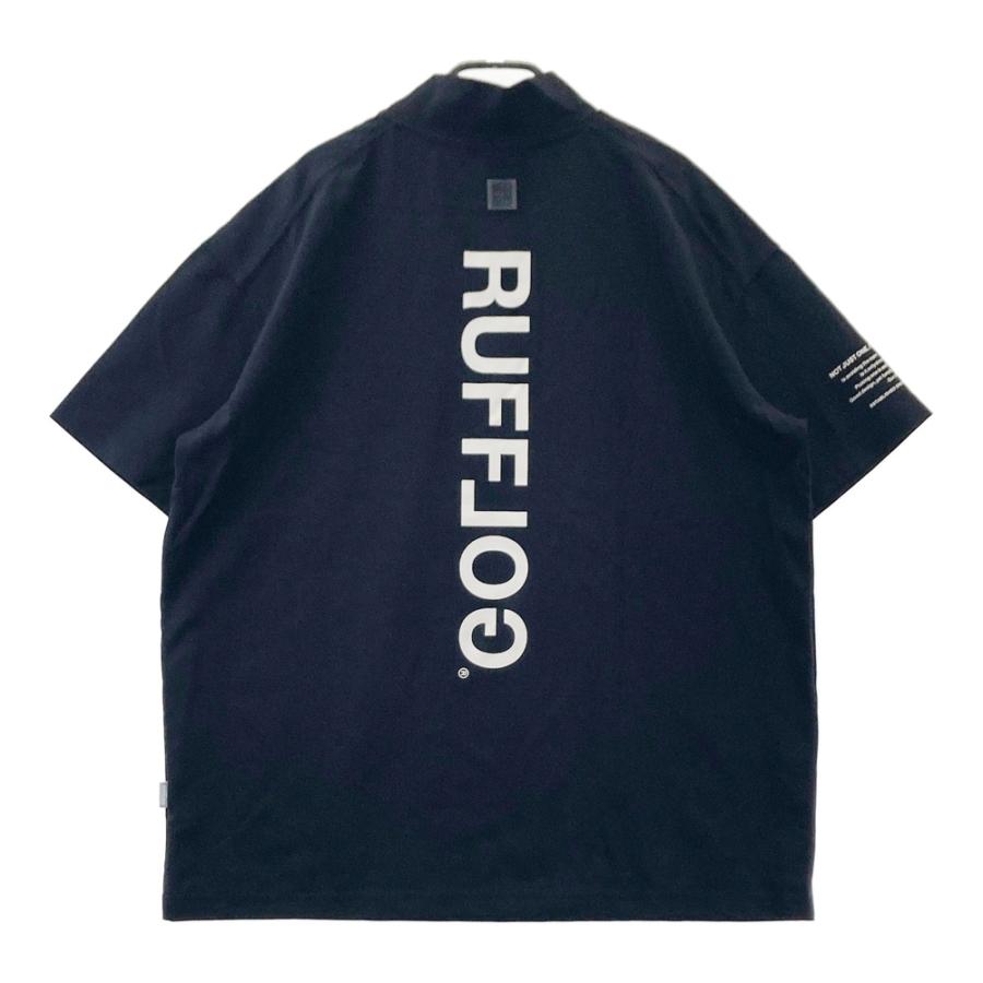 RUFFLOG ラフロッグ SQUARE RG LOGO モックネック 半袖Tシャツ