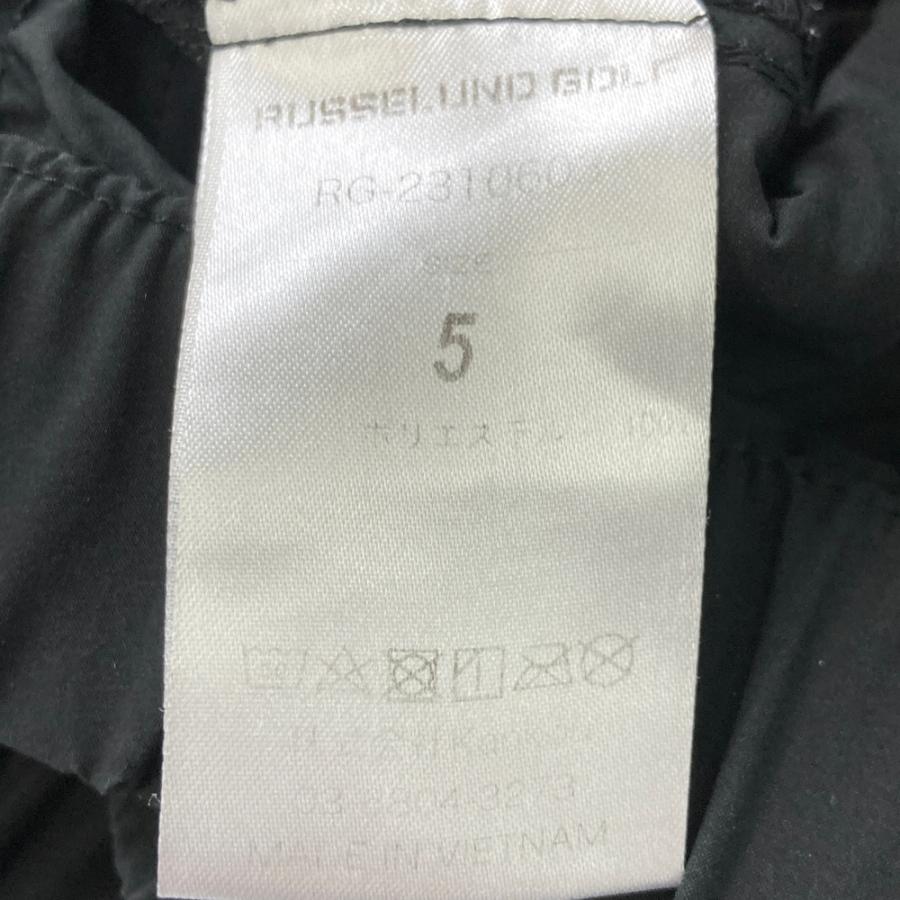 RUSSELUNO ラッセルノ 2WAY 長袖ブルゾン ブラック系 5 ゴルフウェア