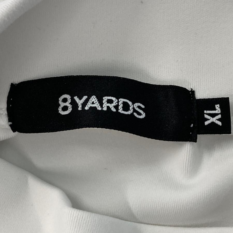 8YARDS ハチヤーズ 半袖Tシャツ ホワイト系 XL ゴルフウェア メンズ