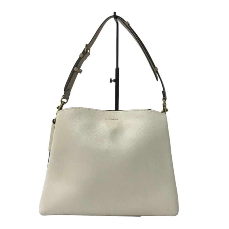 COACH コーチ ウィロウ C2590 レザー 2WAYショルダーバッグ ホワイト系 