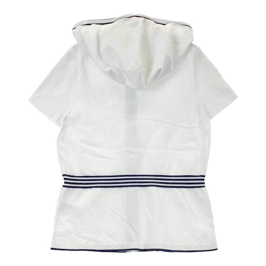LANVIN SPORT ランバン スポール 2WAY 半袖ニットジャケット ホワイト