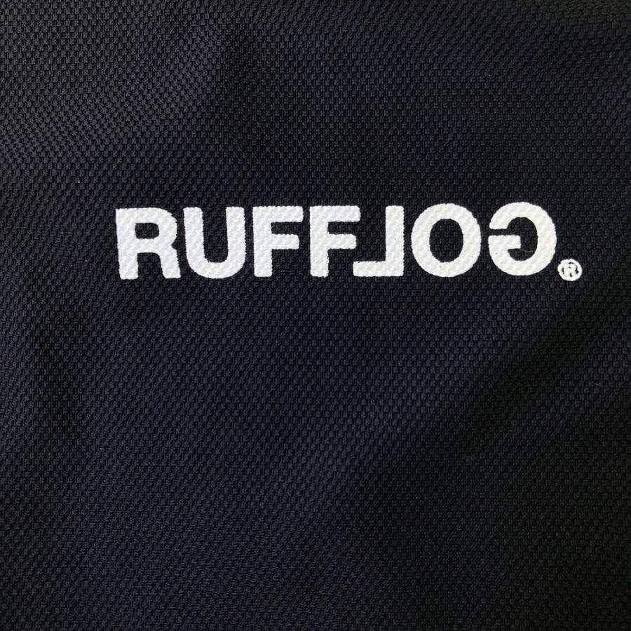 新品】RUFFLOG ラフロッグ モックネック 半袖Tシャツ ブラック系 L