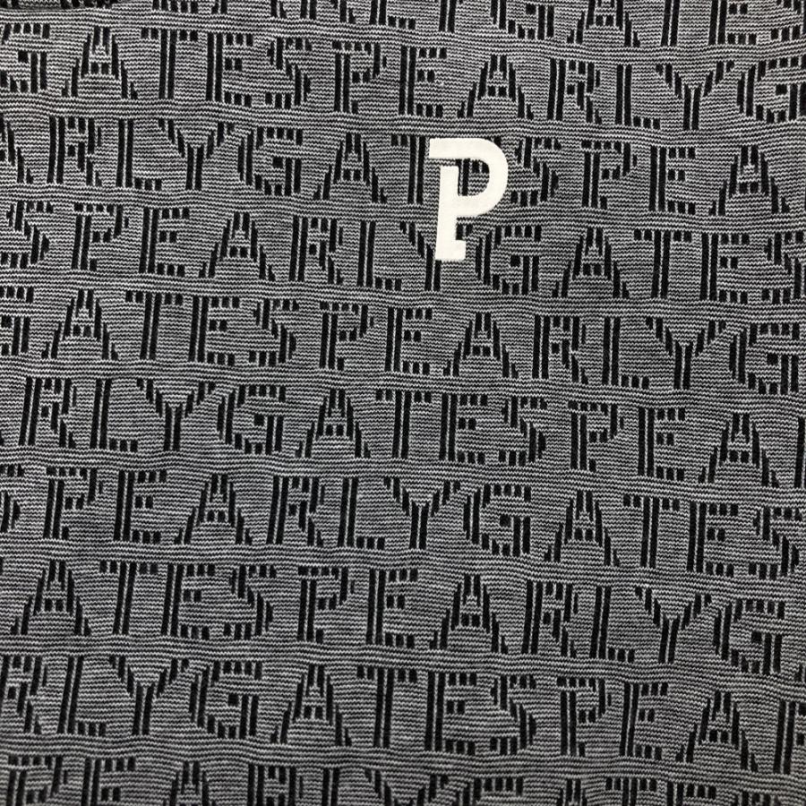 PEARLY GATES ロゴ総柄　サイズ４ PEARLY GATES（パーリーゲイツ） ハイネック 半袖Tシャツ ロゴ総柄
