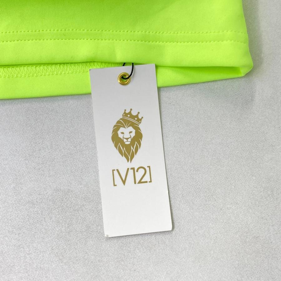 新品】V12 ヴィトゥエルヴ モックネック 長袖Tシャツ イエロー系 XL